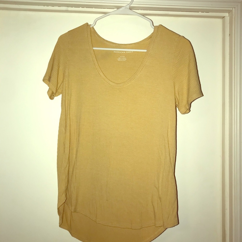 Yellow American Eagle top